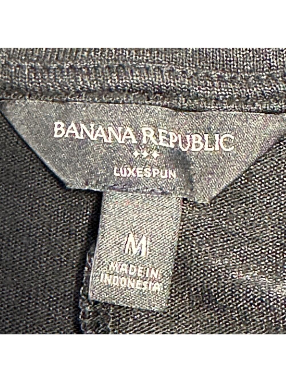 Banana Republic Luxespun 3/4 Dolman Sleeve Black Sweater Size M Academia Preppy - Picture 4 of 12